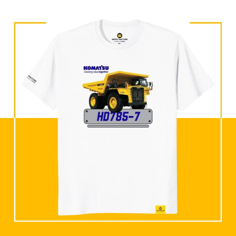 KOMATSU/KAOS SERI 004/KAOS KOMATSU/KAOS SERI 004 KOMATSU/KAOS PUTIH/KAOS OBLONG/KAOS KATUN/KAOS OBLO