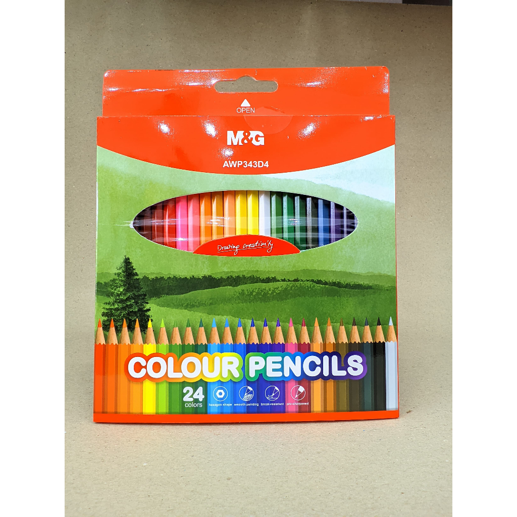 

COLOUR PENCILS AWP343D4 24 COLOR M&G