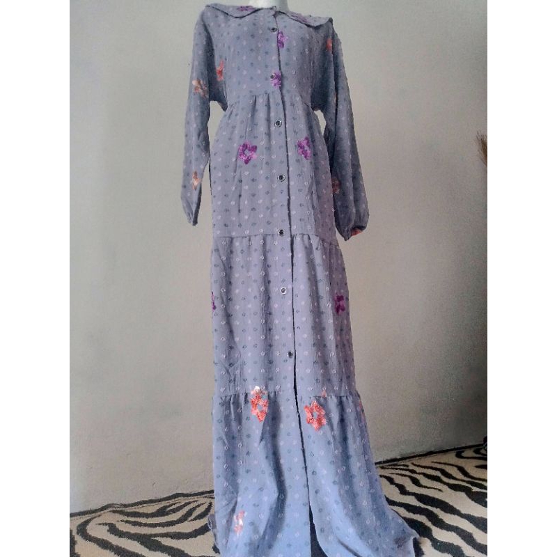 gamis pompom