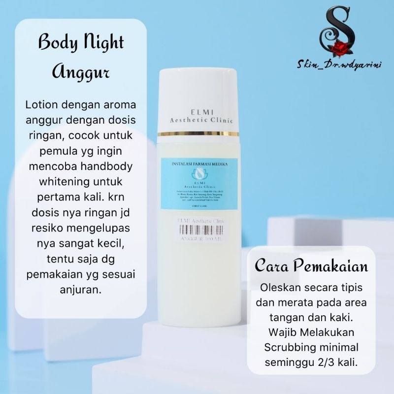 ❤️ELMI❤️ANGGUR | LOTION MALAM | LOTION ANGGUR APOTEK | LOTION APOTEK ANGGUN | LOTION APOTEK SEHAT JE