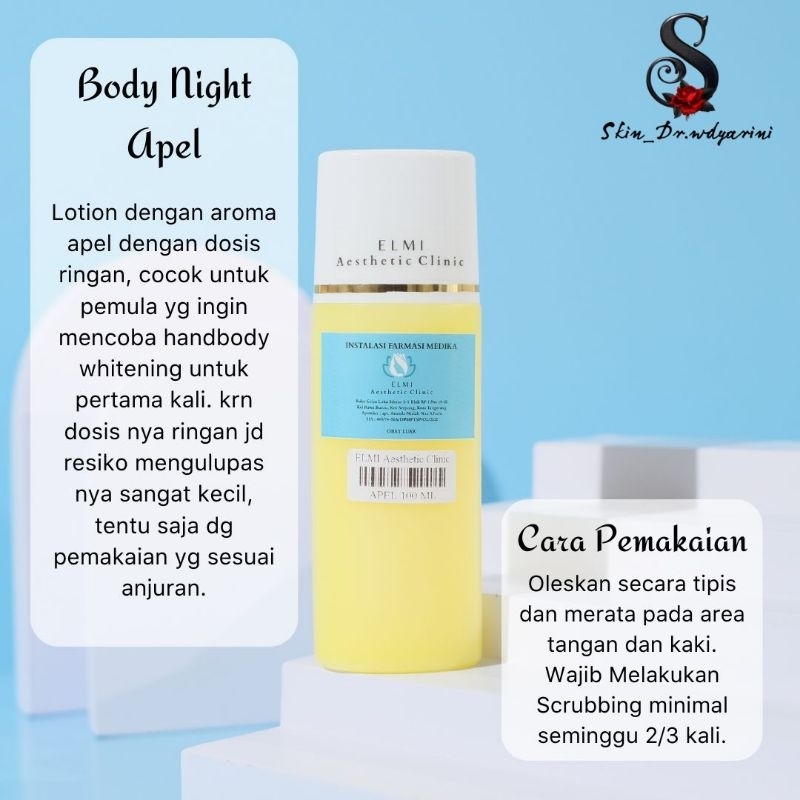 ❤️ELMI❤️LOTION APEL | HB APEL | LOTION MALAM APEL | DR WIDYA | DR WIDYARINI | LOTION APEL DR WIDYARI