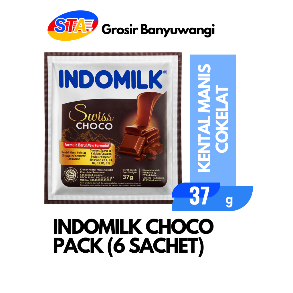 

[BWI] INDOMILK COKLAT 1 PACK 37GR | SUSU KENTAL MANIS