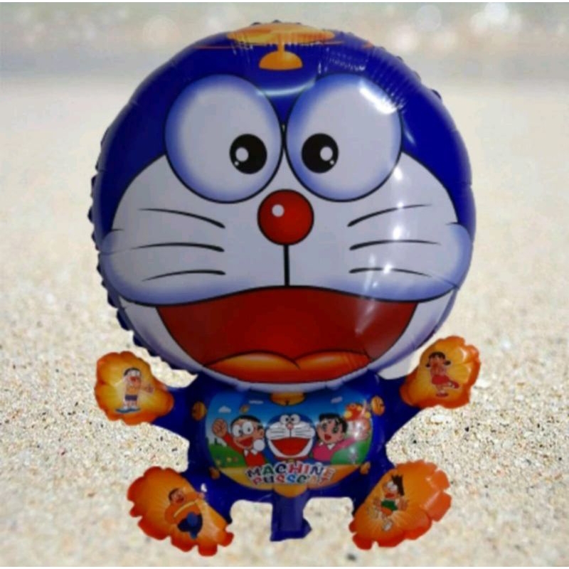 (1pack=50pc) DORAEMON (Balon Gas/FOIL/TERBANG/KARAKTER)