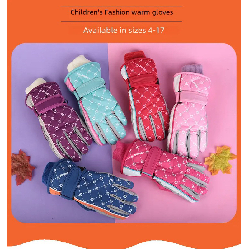 MAM sarung tangan anak ski musim dingin