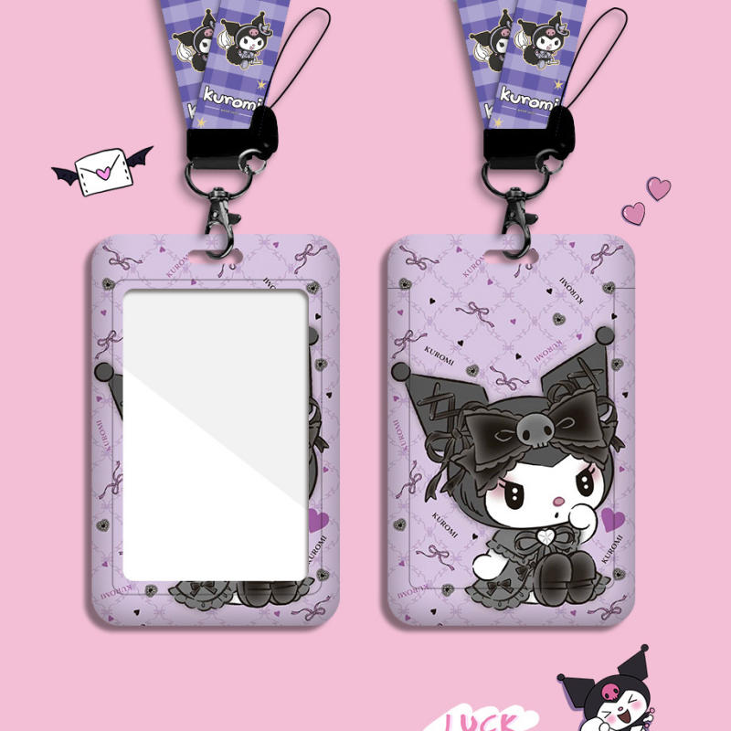 

ID card holder tali lanyard Gantungan kartu name transportasi motif kartun untuk sekolah kantor pelajar Pelindung kartu foto lucu kawaii INS Name tag Tempat kartu kredit polaroid tiket SIM lencana akses bahan plastik hardcase Dompet kartu pc kpop anak Kur