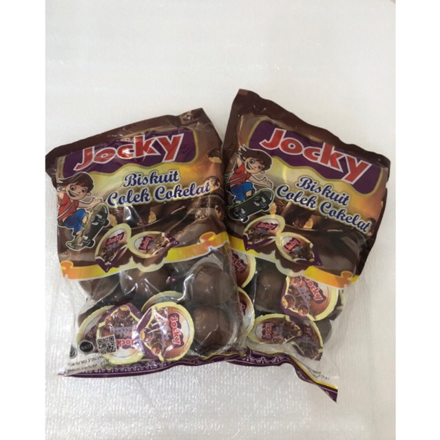 

[JOCKY] Biskuit Colek Coklat Isi 25 Pcs