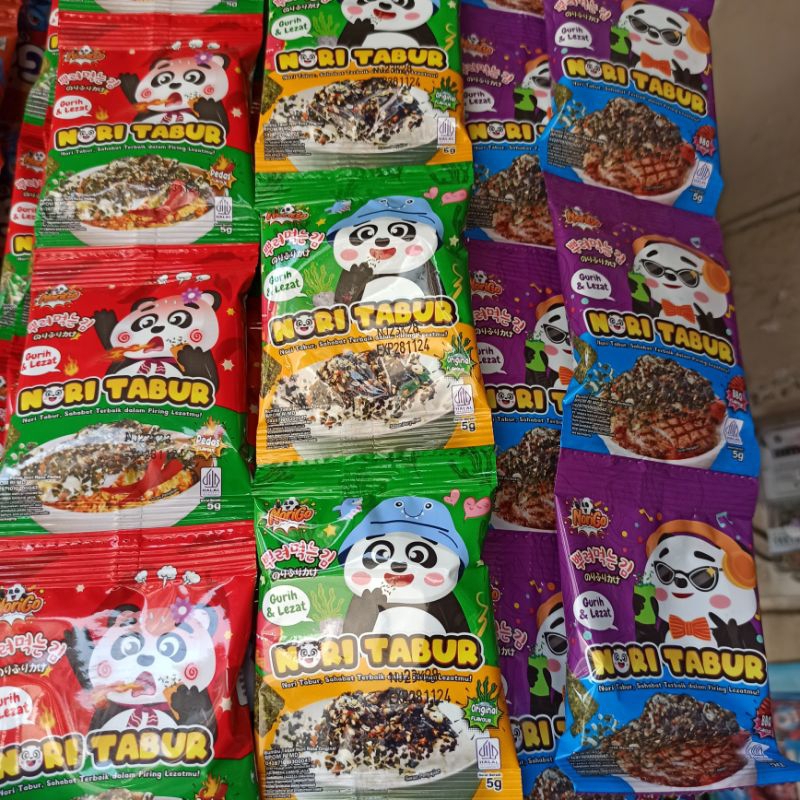 

Bumbu Tabur Nori Rasa Original Pedas Barbekiu