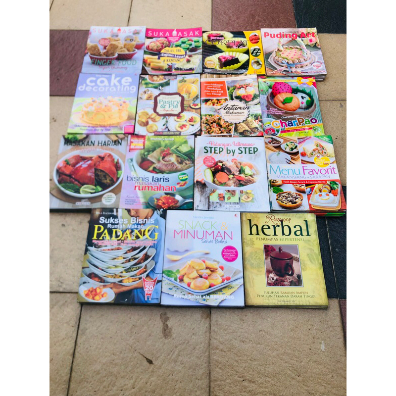 ( PROMO BUKU MURAH ORIGINAL ) BUKU MASAKAN / RESEP MASAKAN BERWARNA / MASAKAN SEDAP TEBAL / 1001 MAS