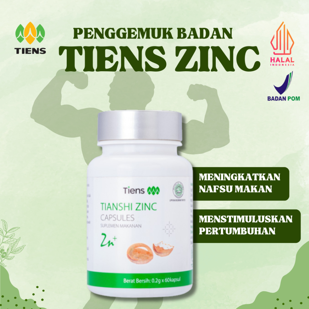 Peninggi Badan Tiens Zinc Obat Tinggi Vitamin Supplemen Kapsule Peninggi Badan Terbaik Untuk Remaja