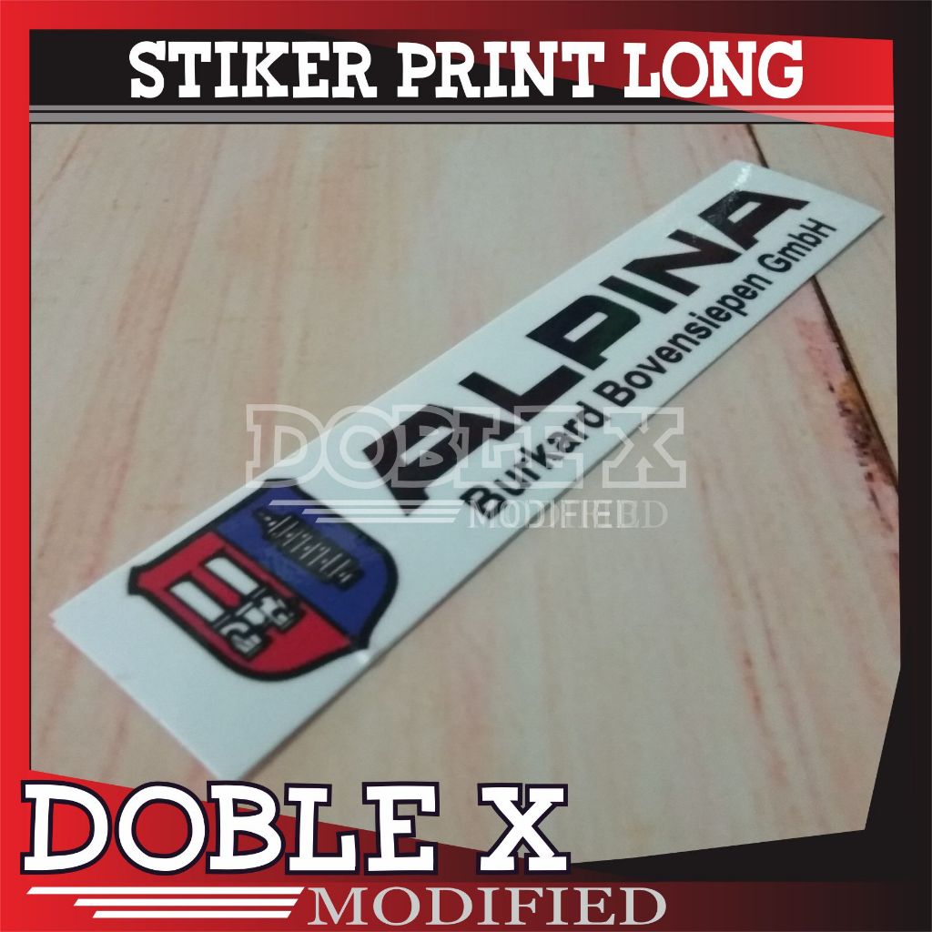 

STIKER TEMPEL LUAR LONG ALPIN A WHITE