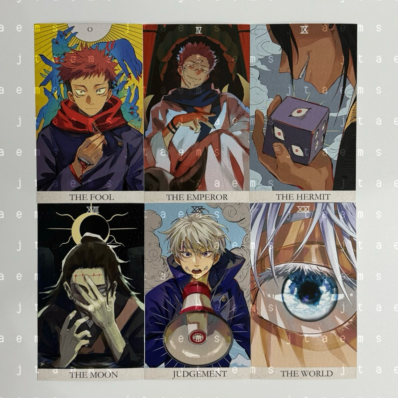 [ wajib co packing‼️ ] anime kadeart tarot card postcard
