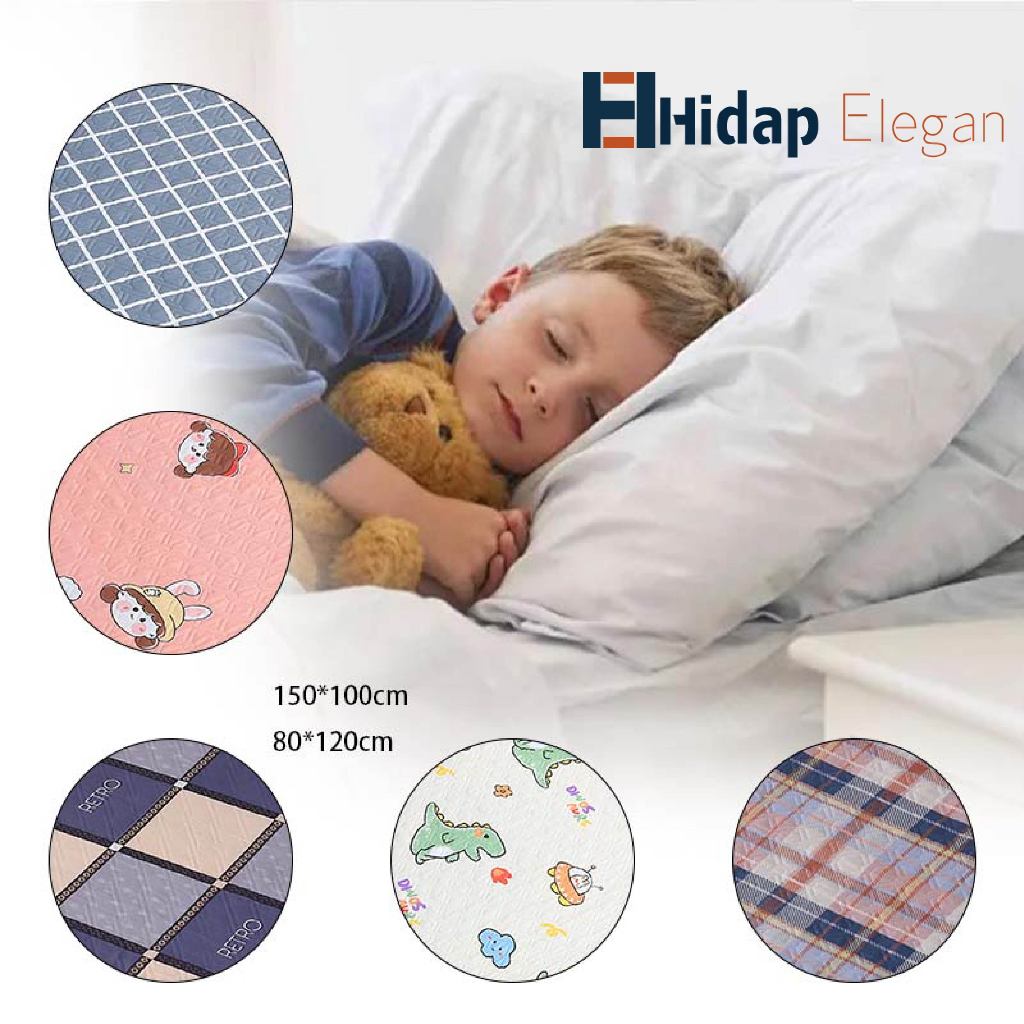 Alas Ompol Ekstra Besar Waterproof Reusable Katun Cotton Cocok,Bantalan Popok,Mattress Protector
