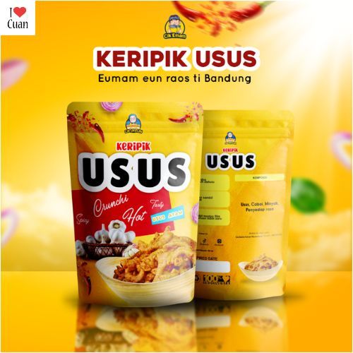 

[TERMURAH] KERIPIK USUS AYAM GURIH PEDAS HALAL - CIKUKEUN