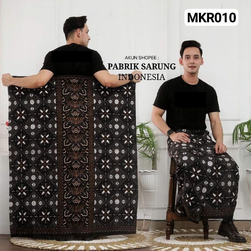 new (pabrik sarung) sarung batik sidomukti pria dewasa