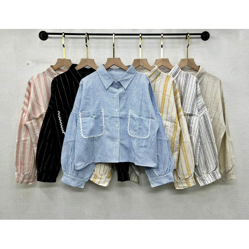 Kemeja Crop Premium Linen