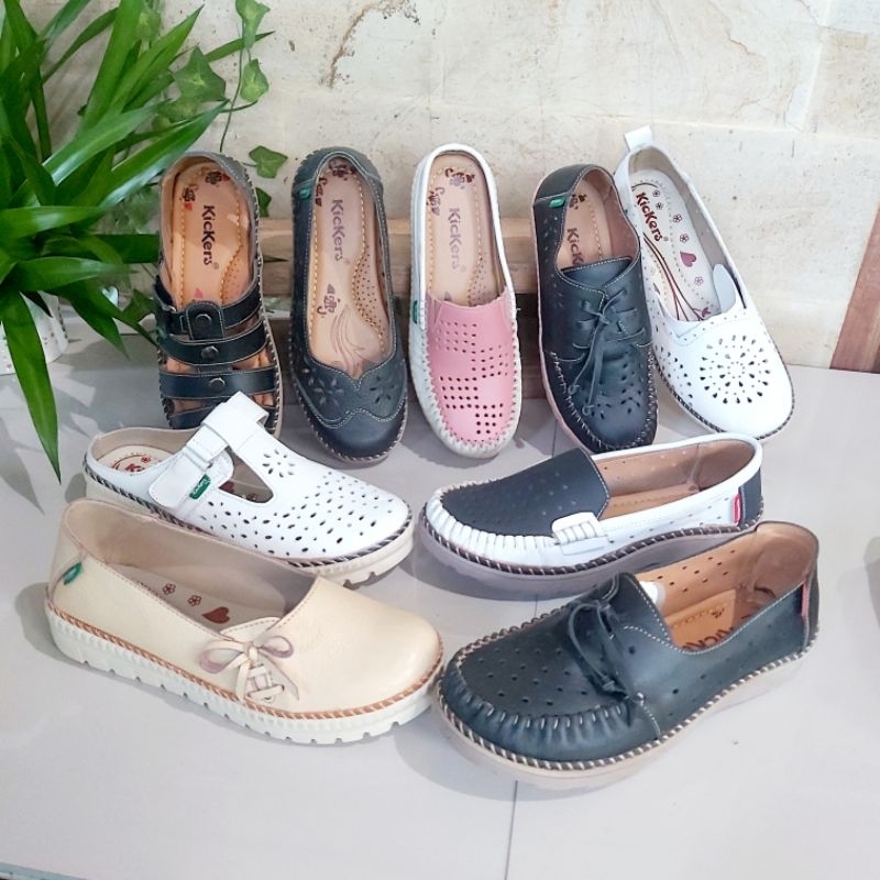 [PROMO PO] SL CN.01Original Zoffy Sandal sendal slop tutong bustong wanita bahan kulit sapi asli