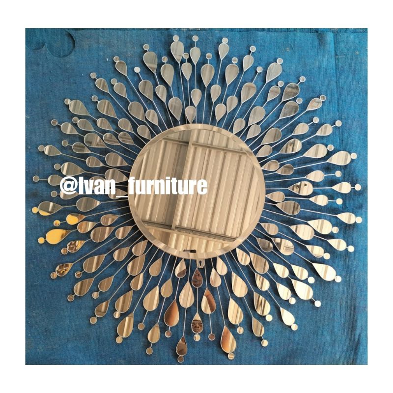 pigura dinding hias kaca hias dinding