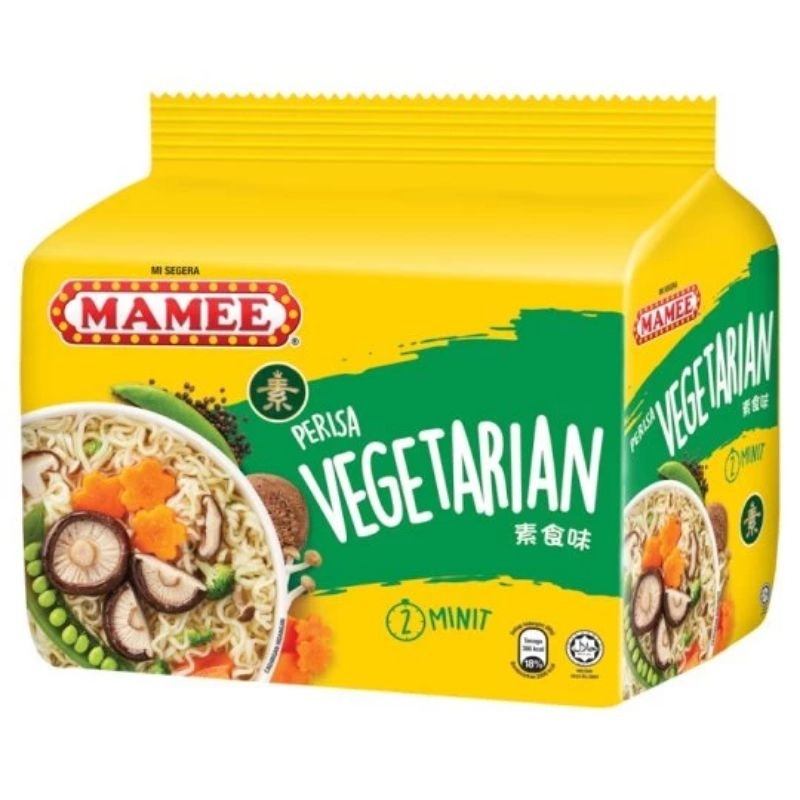 

Mie Vegetarian Mamee. Kemasan Baru