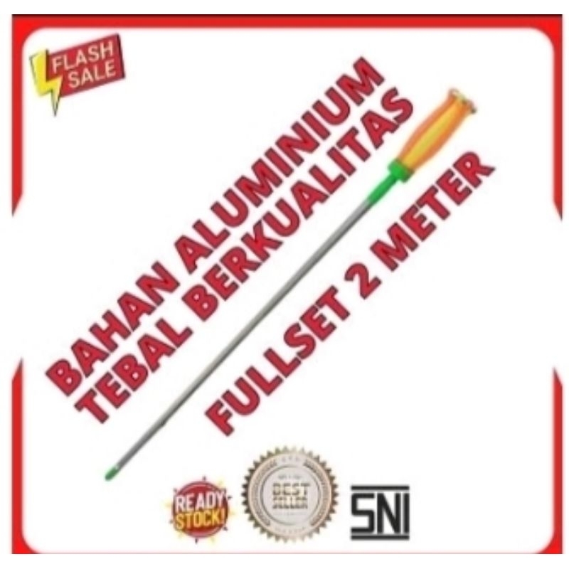 Tongkat Lampu Ukuran 2 meter / Stick Lampu / Tongkat Lampu Ukuran Kepala / Stick Lampu / Kepala Tong