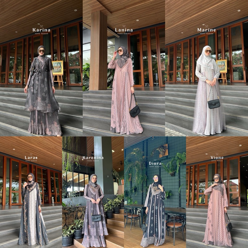[ULYA HIJAB] GAMIS SYARI TERBARU / ABAYA “RAYA SERIES” By Ulya Hijab