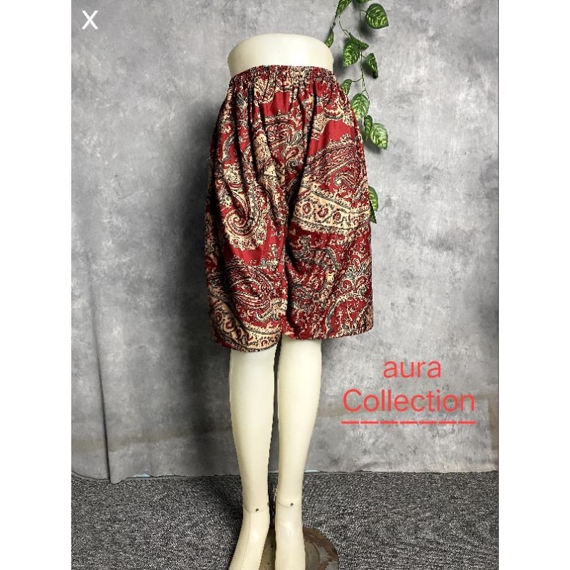 Celana pendek Harian Batik Jogja Malioboro Celana 3/4 standar dan Jumbo