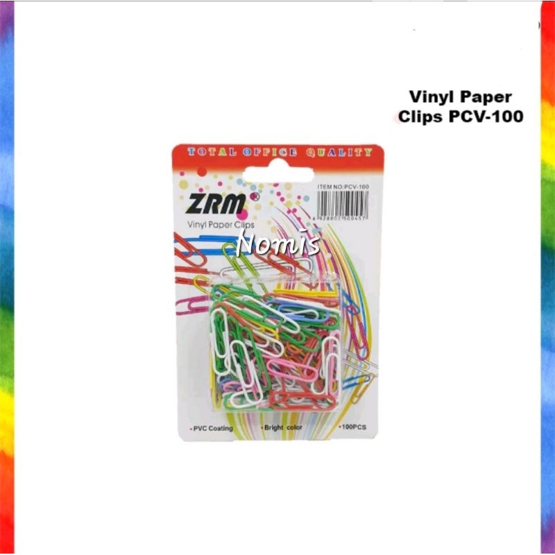 

Trigonal Clip Warna / Vinyl Paper Clip / Klip Kertas PVC ZRM