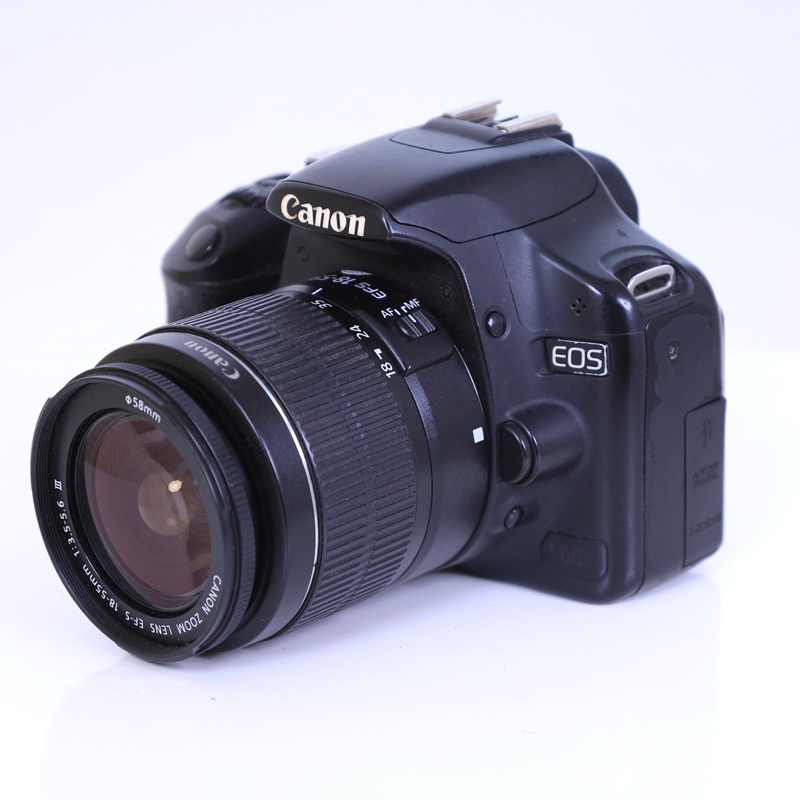 Kamera Canon 500D + Lensa Kit 18-55mm Bekas Second