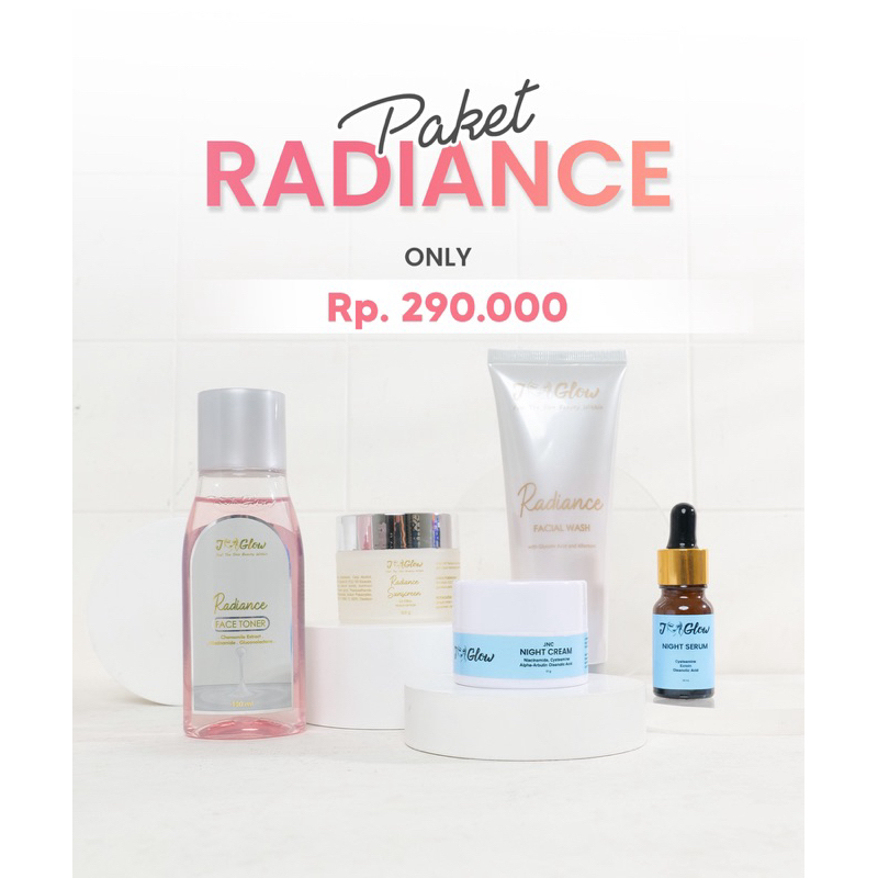 Jglow skincare Super whitening Paket Radiance BPOM