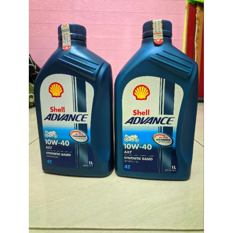 Oli Shell Advance AX7 1Liter untuk motor Sport