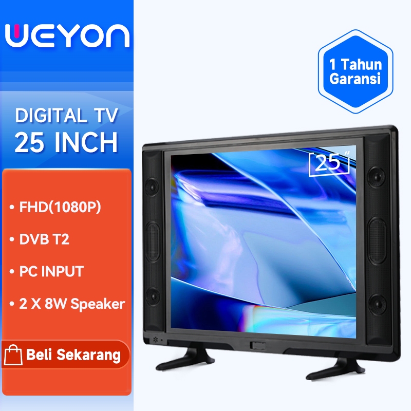 WEYON TV Digital 24 inch TV LED 24 inch / 25 inch / 22 inch TV Digital HD Murah Televisi