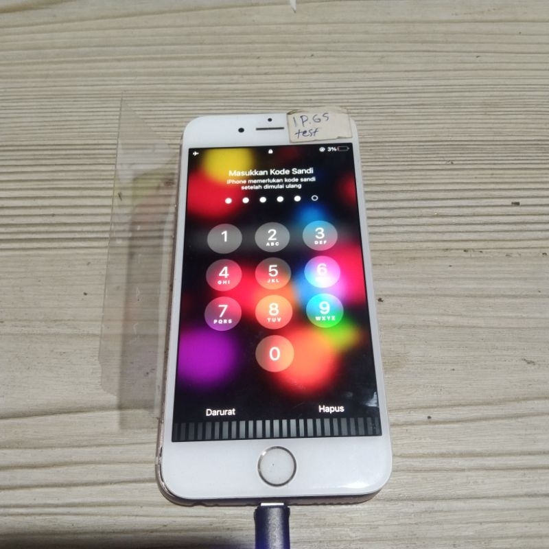 mesin iphone 6s hidup passcode