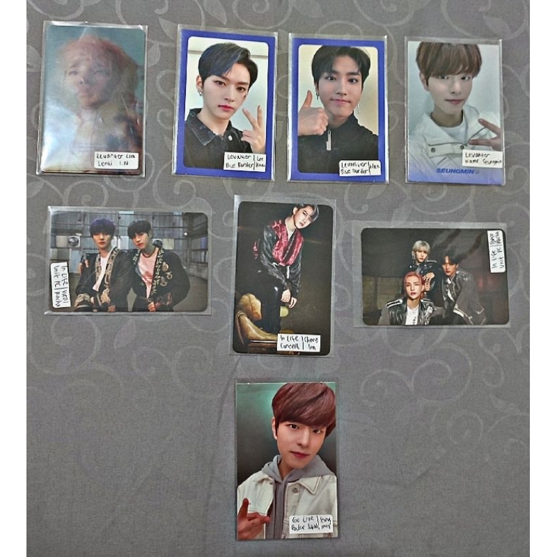 Official PC SKZ | Official Photocard Stray Kids | Levanter, Go Live, In Life | Lee Know, Changbin, H