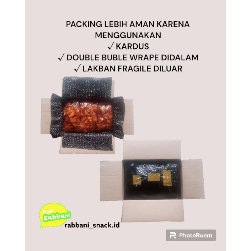 

KRIPSET RABBANI PEDAS GURIH 100% KHAS SUKABUMI 250gram