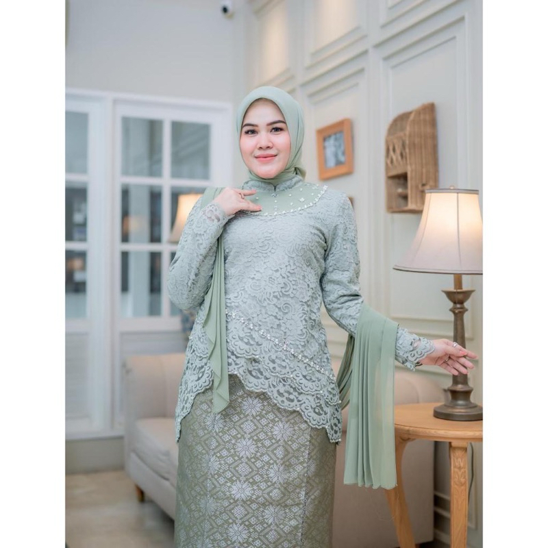SET RANA/ ATASAN BRUKAT DAN ROK SONGKET/ BAJU WISUDA/ BAJU LAMARAN/ SERAGAMAN PESTA