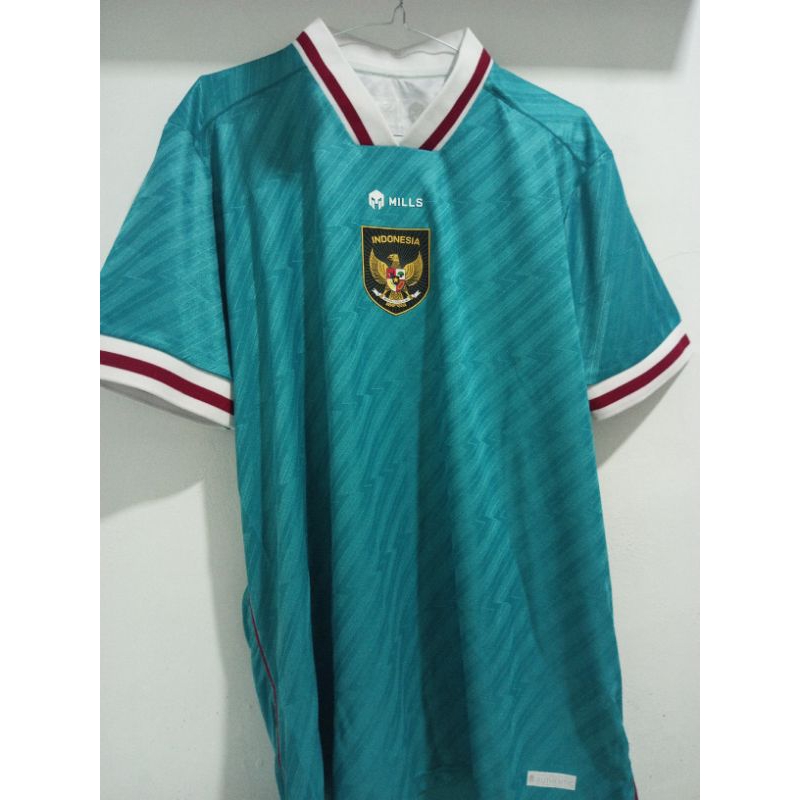 MILLS Timnas Indonesia Home Jersey Keeper Player Issue 1126INA Teal - L