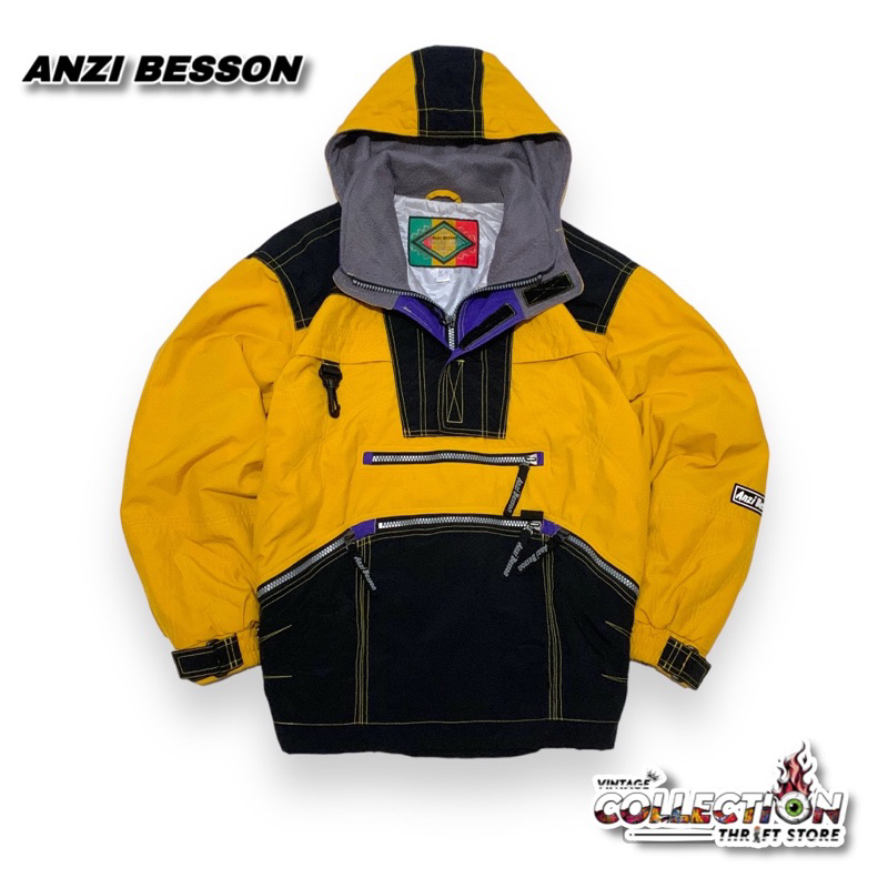 JAKET VINTAGE CAGOULE HALFZIP ANZI BESSON