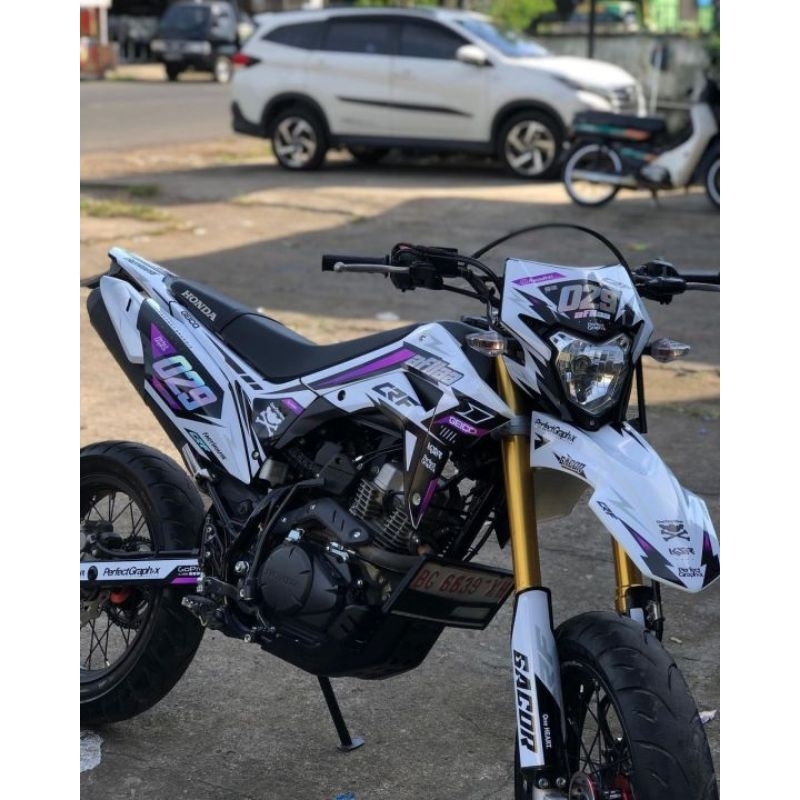 DECALS CRF FULL BODY decals crf full body disain suka-suka,bisa tambah nama