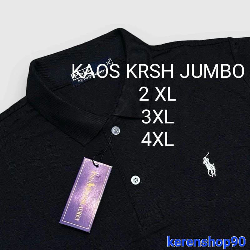 Polo shirt pria jumbo/kaos kerah pria import/Baju kerah big size pria dewasa
