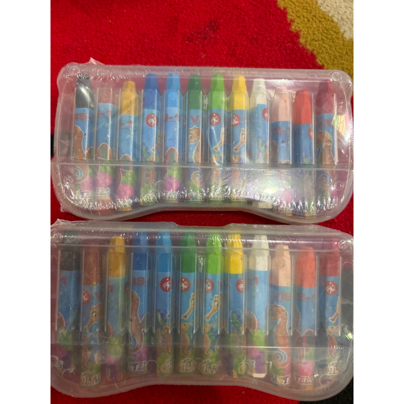 

Crayon Sekolah Oil Pasbels 12 Warna VIS-1 (0425-12) krayon minyak