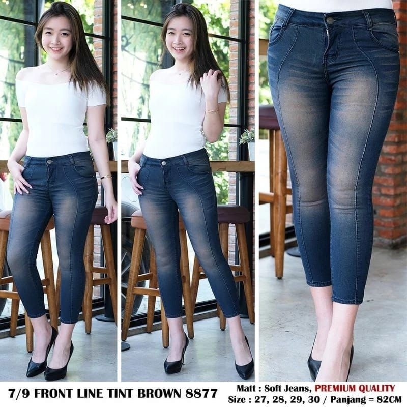 FRONT LINE TINT BROWN 7/9 CELANA WANITA JUMBO