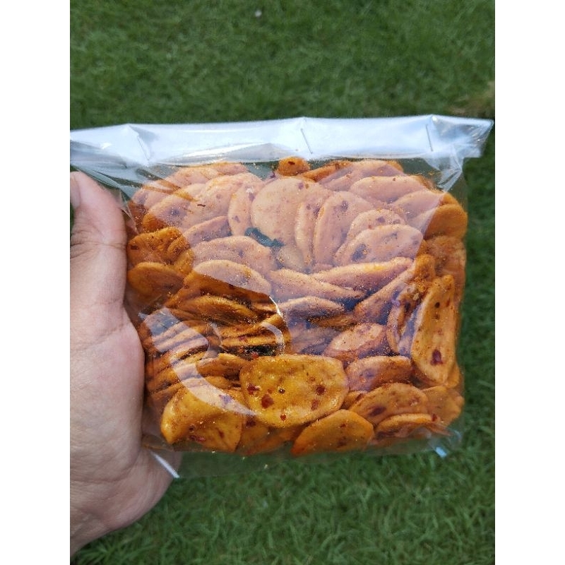 

seblak kerupuk oren gurih renyah pedas daun jeruk isi 250gr