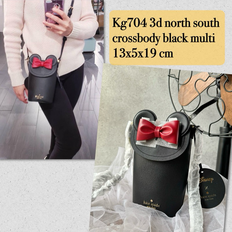 tas handphone wanita hp kate spade original ks phone disney minnie mouse crossbody black