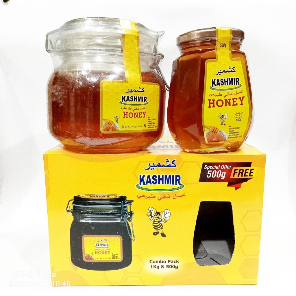 

Madu Kashmir Combo Pack 1kg Free 500gr