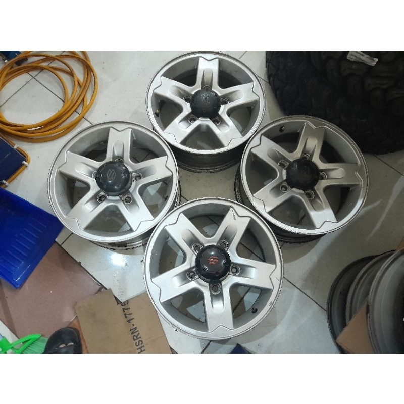 velg mobil bekas escudo ring 15 pcd 5x139,7 margonda depok