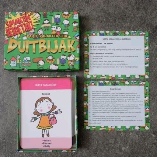 Game Kartu Karakter (Seri Duit Bijak)