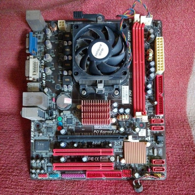 Motherboard AM3 Paketan Fan Prosesor