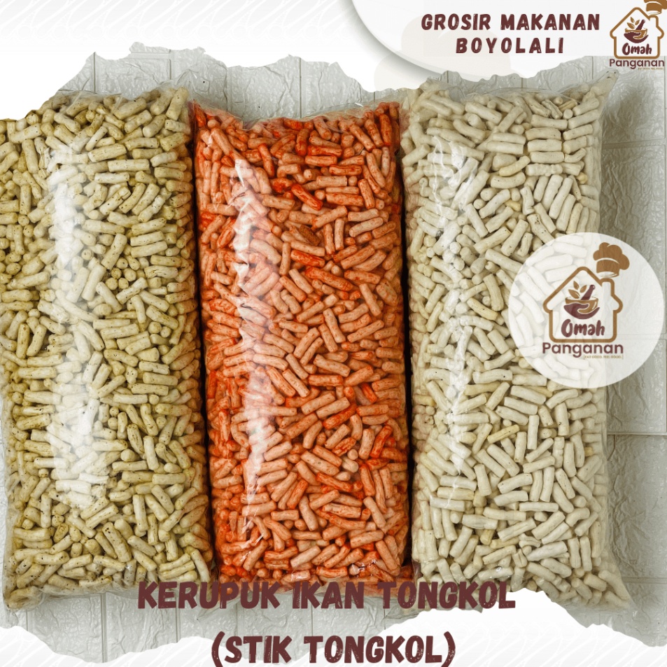 

Sikat abis Kerupuk Ikan Tongkol Viral 1 KG Jumbo Original Balado Lombok Ijo Pedas Daun Jeruk