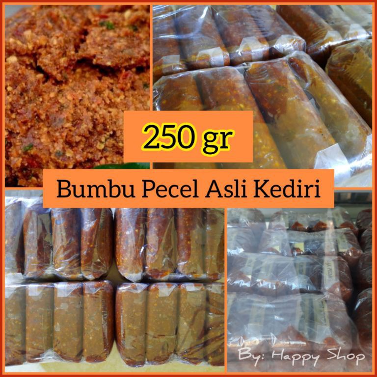 

New Stock BUMBU SAMBEL PECEL ASLI KEDIRI PECEL MT Kediri 25 GR