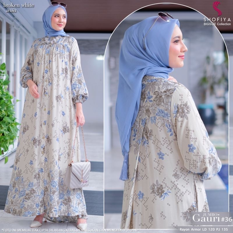 [ORI SHOFIYA] GAURI  BAJU GAMIS  JUMBO KEKINIAN