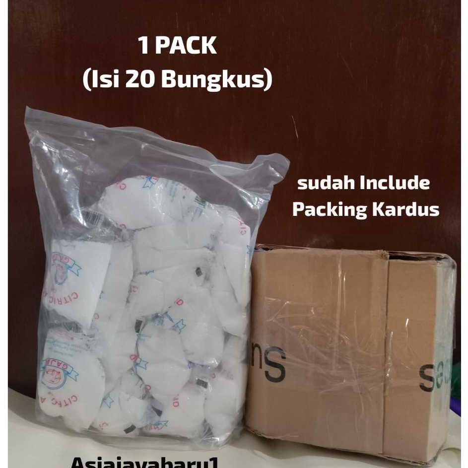 

Hanya untuk anda Citrun Cap Gajah 1pak isi 2bungkus 5 gr Citric Acid